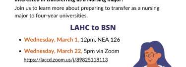 LAHC to BSN Nursing Majors