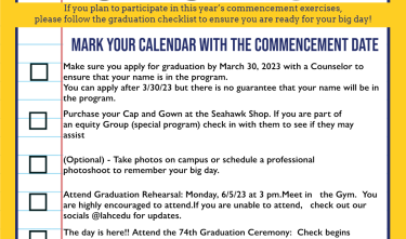 Graduate Checklist